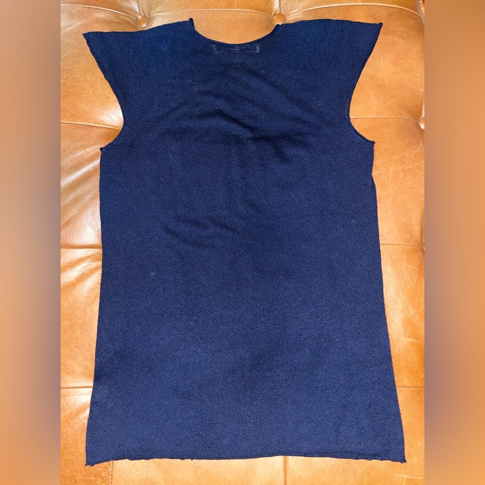 Armand Diradourian Cashmere Shell Sweater -S - Picture 4 of 6